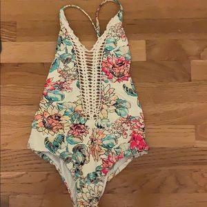 Billabong hippie hooray one piece in floral print